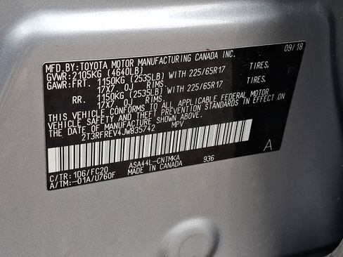 Used 2018 Toyota RAV4 XLE image 28