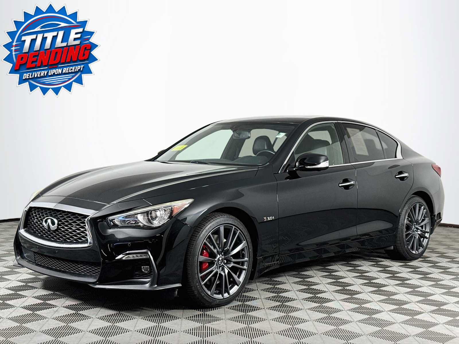 Used 2018 INFINITI Q50 Red Sport 400 w/ Sensory Package (Sport) AWD/4WD image 1