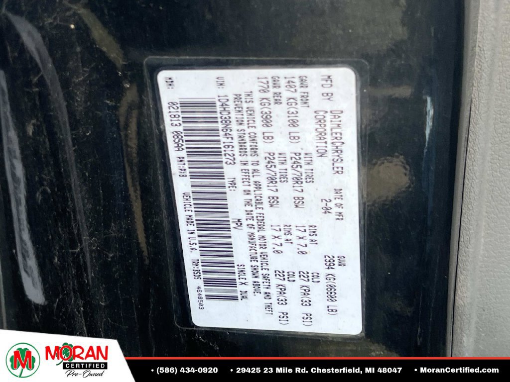 Used 2004 Dodge Durango ST w/ Trailer Tow Group RWD image 18