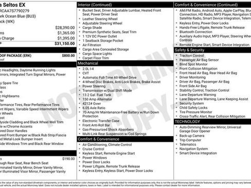 Certified 2025 Kia Seltos EX w/ EX Sunroof Package image 24
