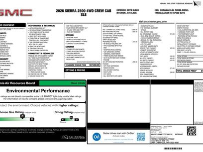New 2026 GMC Sierra 2500 SLE w/ Max Trailering Package