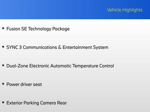 Used 2018 Ford Fusion SE w/ Fusion SE Technology Package FWD image 5