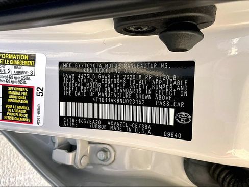 Used 2022 Toyota Camry SE FWD image 17