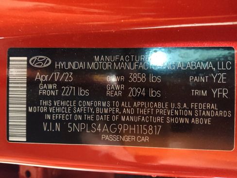 Used 2023 Hyundai Elantra SEL w/ Convenience Package FWD image 33