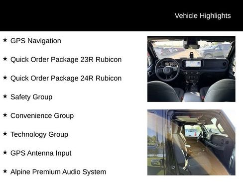 Used 2024 Jeep Gladiator Rubicon w/ Technology Group AWD/4WD image 12