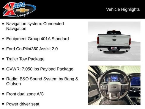 Used 2023 Ford F150 Tremor w/ Trailer Tow Package AWD/4WD image 2