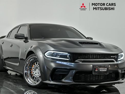 Used 2022 Dodge Charger SRT Hellcat w/ Carbon/Suede Interior Package RWD image 1