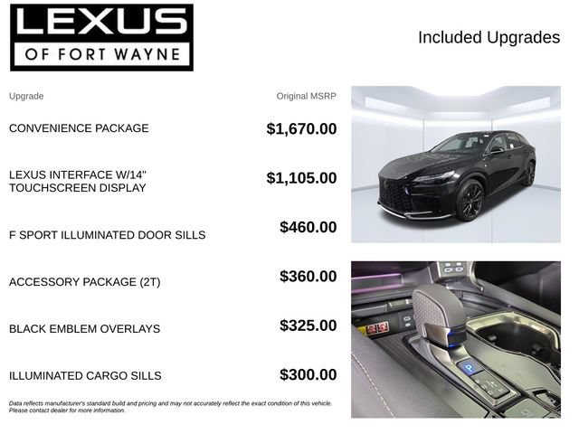 New 2026 Lexus RX 350 F Sport w/ Convenience Package AWD/4WD image 4