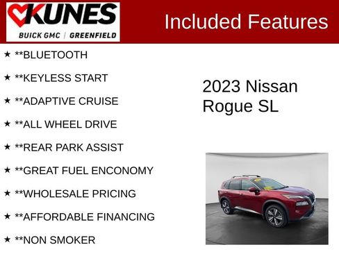 Used 2023 Nissan Rogue SL AWD/4WD image 3