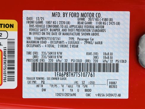 New 2026 Ford Mustang Coupe image 11