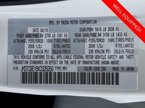 Used 2019 MAZDA CX-9 Signature AWD/4WD image 12