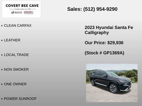 Used 2023 Hyundai Santa Fe Calligraphy w/ Cargo Package FWD image 6