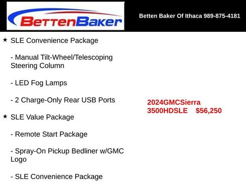 Used 2024 GMC Sierra 3500 SLE w/ SLE Value Package AWD/4WD image 5