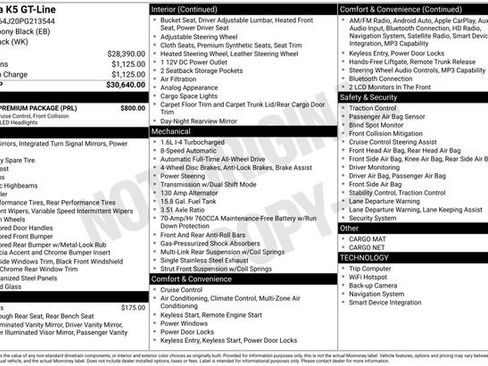 Used 2023 Kia K5 GT-Line w/ GT-Line Premium Package AWD/4WD image 5