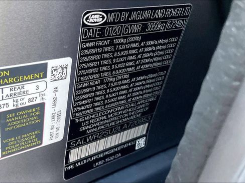 Used 2020 Land Rover Range Rover Sport HSE AWD/4WD image 33