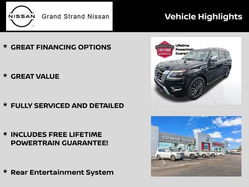 Used 2022 Nissan Armada Platinum w/ Captain's Chairs Package image 6