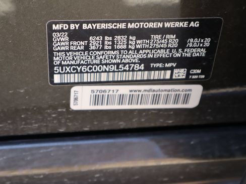Used 2022 BMW X6 xDrive40i w/ Executive Package AWD/4WD image 28