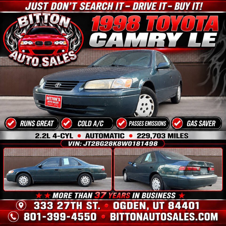 Used 1998 Toyota Camry LE FWD image 1