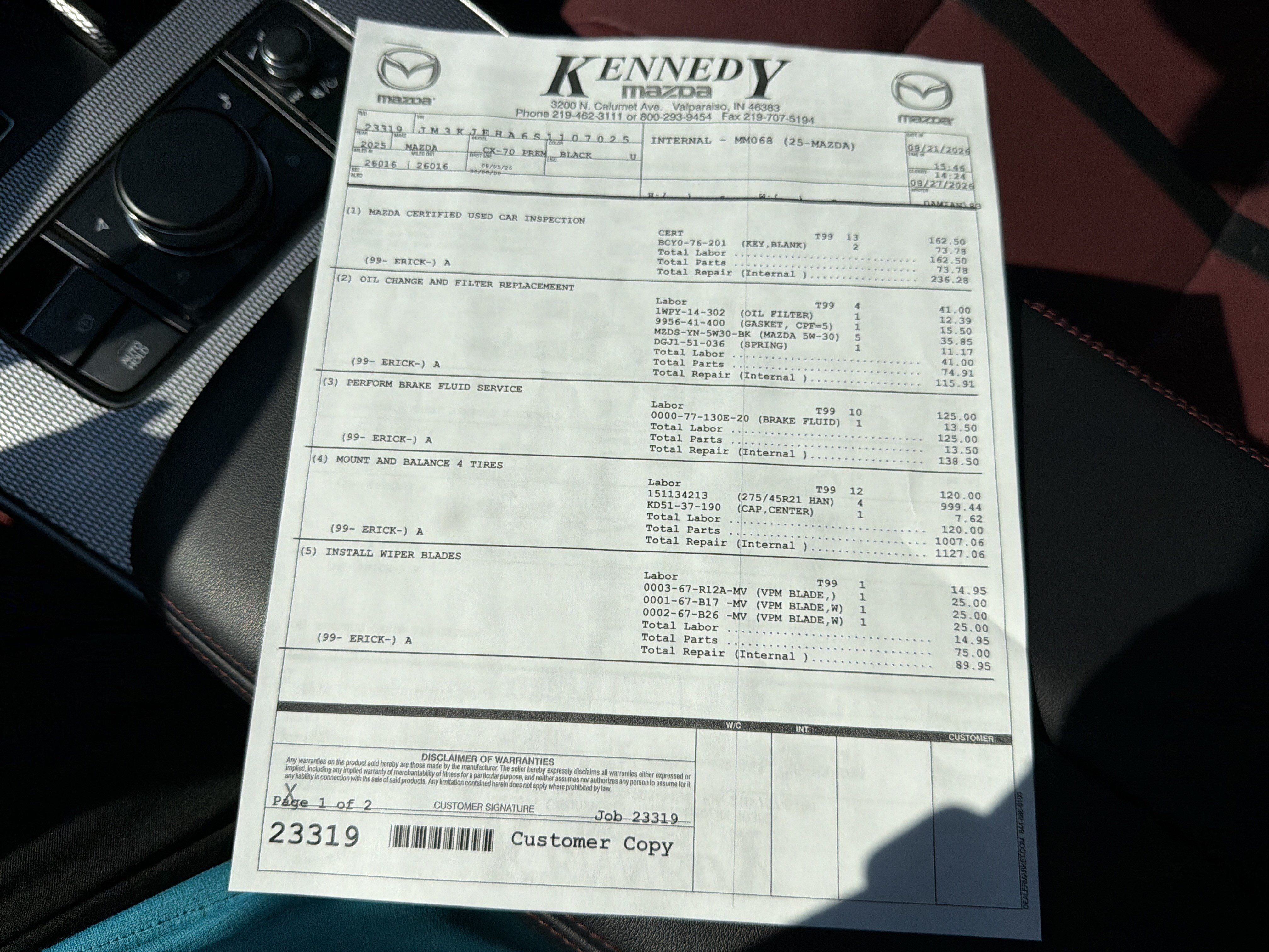 Certified 2025 MAZDA CX-70 Plug-In Hybrid w/ Premium Plus AWD/4WD image 46