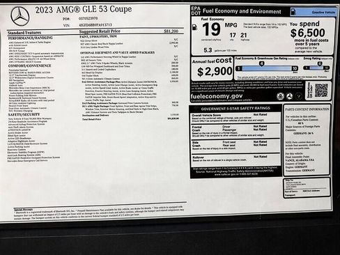 Used 2023 Mercedes-Benz GLE 53 AMG 4MATIC Coupe image 39