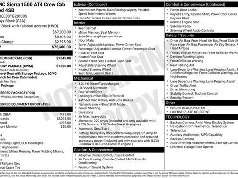 Used 2026 GMC Sierra 1500 AT4 w/ AT4 Premium Package AWD/4WD image 7