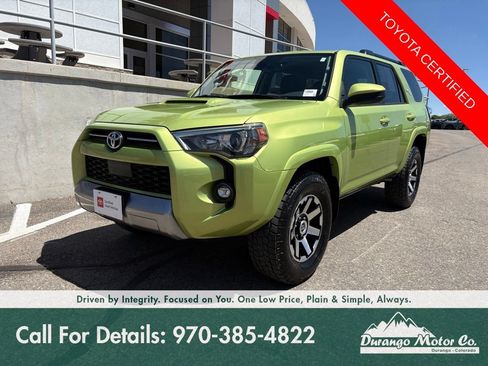 Certified 2023 Toyota 4Runner TRD Off-Road AWD/4WD image 1