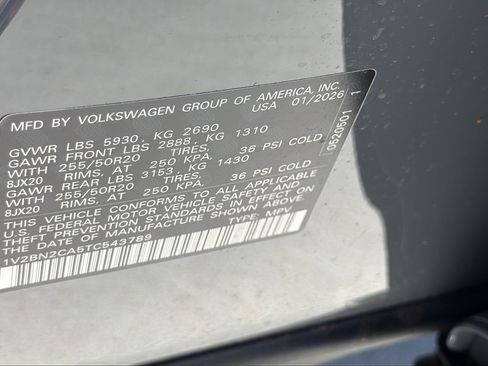 New 2026 Volkswagen Atlas SEL AWD/4WD image 33