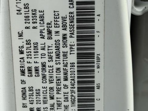 Used 2012 Honda Accord EX-L image 30