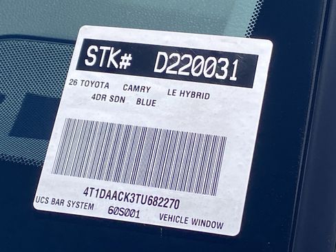 Certified 2026 Toyota Camry LE w/ Convenience Package image 31