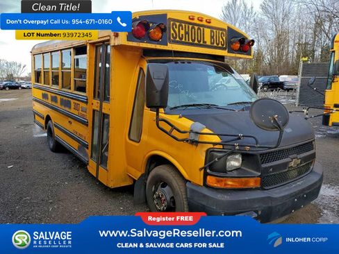 Used 2011 Chevrolet Express 3500 Extended w/ School Bus Package RWD image 5