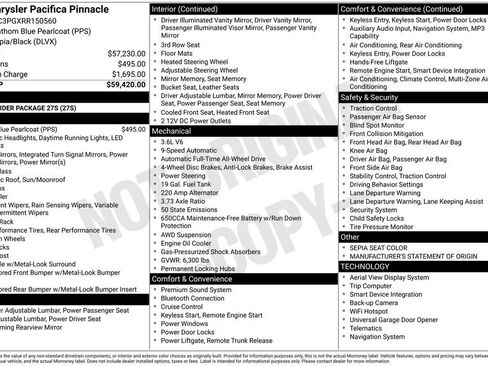 Used 2024 Chrysler Pacifica Pinnacle AWD/4WD image 17