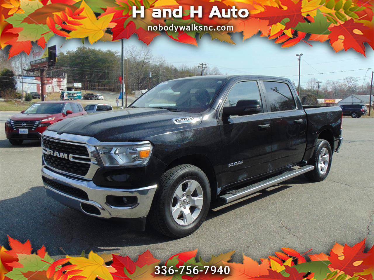 Used 2023 RAM 1500 Big Horn w/ Trailer Tow Group RWD image 1
