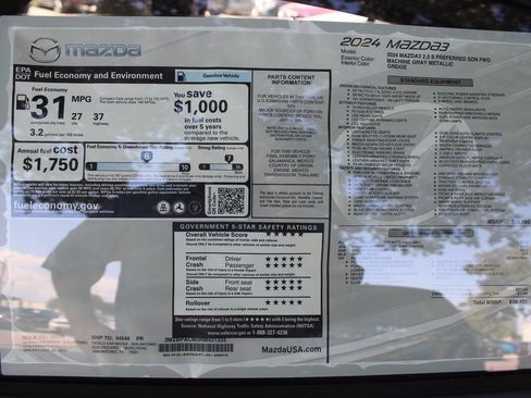 Used 2024 MAZDA MAZDA3 s image 33