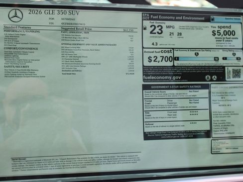 Used 2026 Mercedes-Benz GLE 350 4MATIC image 36