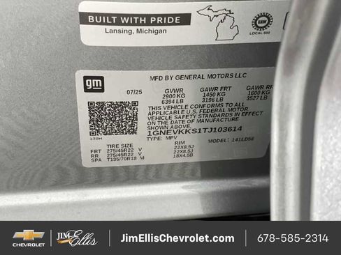 New 2026 Chevrolet Traverse High Country w/ LPO, Floor Liner Package AWD/4WD image 71