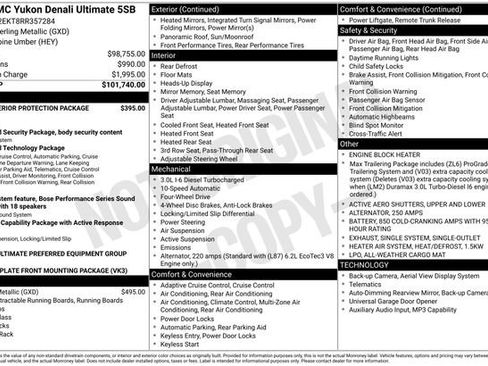 Used 2024 GMC Yukon Denali Ultimate AWD/4WD image 36