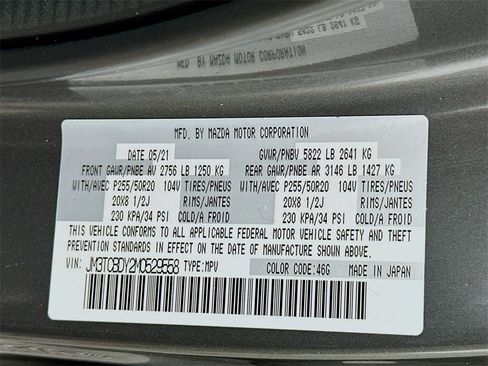 Used 2021 MAZDA CX-9 Grand Touring image 33