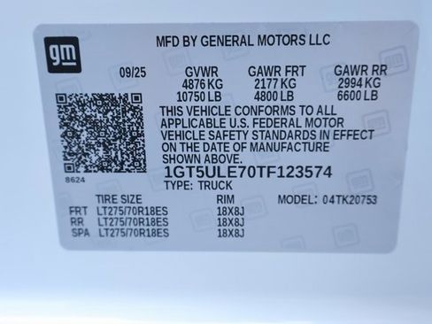 New 2026 GMC Sierra 2500 Pro w/ 1SA Pro Safety Plus Package image 22