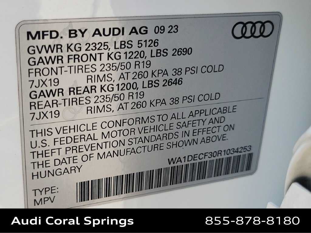 Certified 2024 Audi Q3 2.0T Premium AWD/4WD image 29