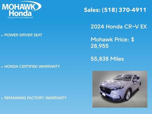 Certified 2024 Honda CR-V EX image 16
