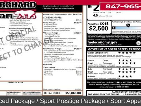 Used 2023 Genesis GV70 2.5T Sport Prestige w/ Sport Prestige Package image 5