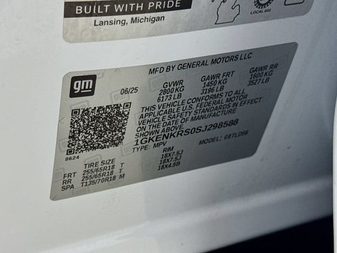 Certified 2025 GMC Acadia Elevation FWD image 31