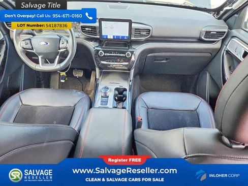 Used 2023 Ford Explorer ST-Line w/ Class IV Trailer Tow Package RWD image 11
