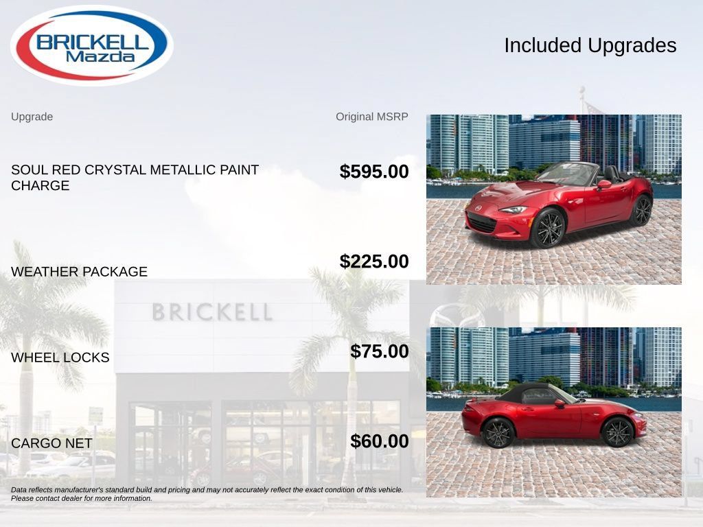 Used 2025 MAZDA MX-5 Miata Grand Touring w/ Weather Package RWD image 13