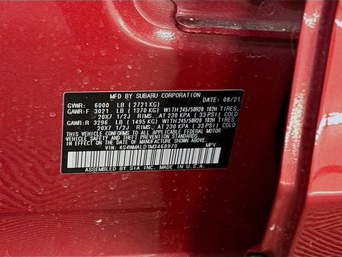 Used 2021 Subaru Ascent Limited w/ Technology Package image 12