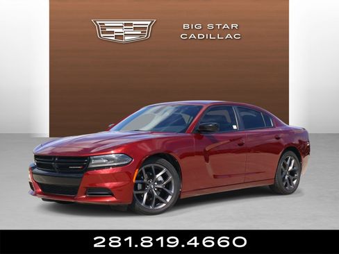 Used 2021 Dodge Charger SXT w/ Blacktop Package RWD image 1