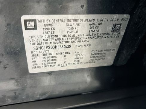 Used 2017 Chevrolet Trax LT w/ LPO, Protection Package image 27