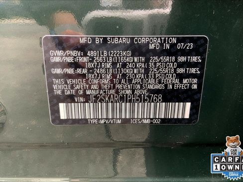 Certified 2023 Subaru Forester Touring AWD/4WD image 33