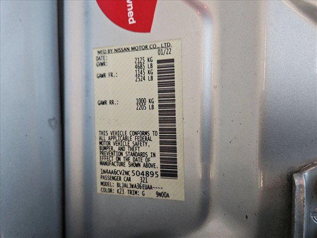 Used 2022 Nissan Maxima SV w/ Floor Mat Group FWD image 19