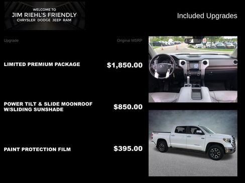 Used 2018 Toyota Tundra Limited w/ Limited Premium Package AWD/4WD image 11